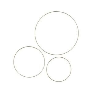 4 set of 3pcs. Brass rings, Dream catcher,boho,mobiles, macrame,wall decoration